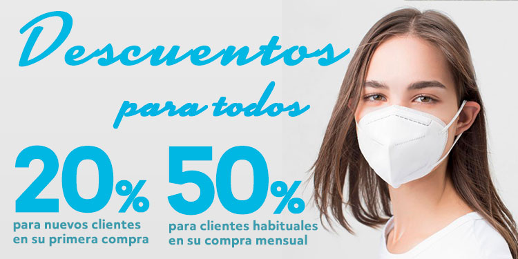 Descuentos en Mascarillas